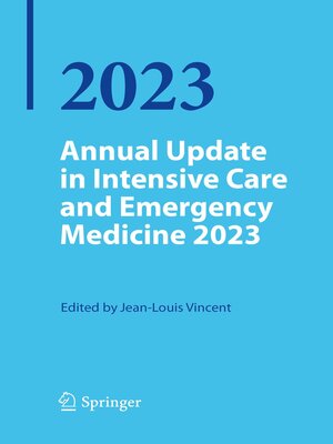 cover image of Annual Update in Intensive Care and Emergency Medicine 2023
